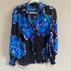 Balloon Sleeve, Oversized Button Up